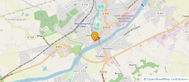 localisation de l'entreprise SCI DE LA RUE DE LA LIBERTE  MONSEMPRON-LIBOS