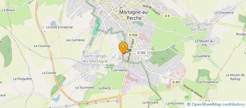 localisation de l'entreprise SCI DE LA RUE DE LA POUDRIERE à MORTAGNE-AU-PERCHE