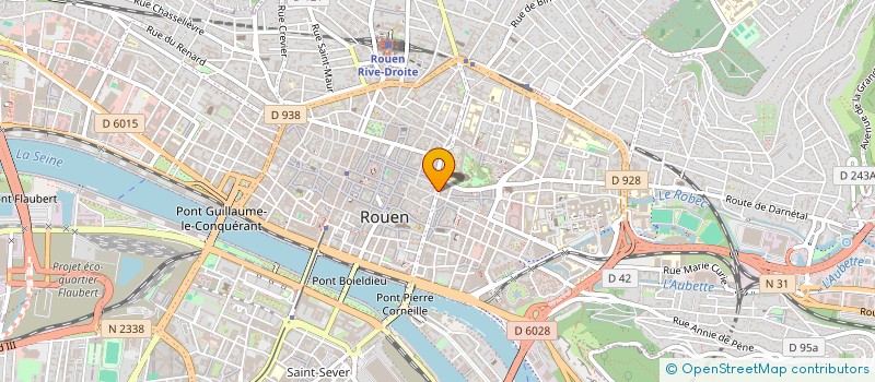 localisation de l'entreprise SCI DE LA RUE DE LA REPUBLIQUE  ROUEN