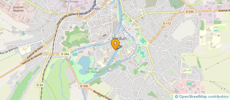 localisation de l'entreprise SCI DE LA RUE DE LA RIVIERE à VERDUN