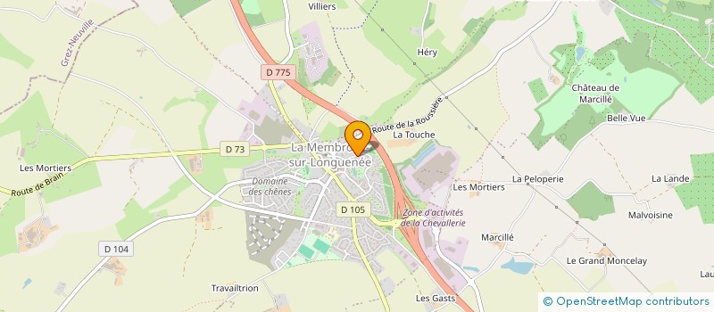 localisation de l'entreprise SCI DE LA RUE DE LA TOUR  LONGUENEE-EN-ANJOU