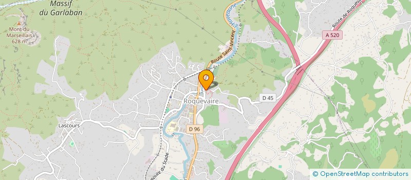 localisation de l'entreprise SCI DE LA RUE DE LA TREILLE  ROQUEVAIRE