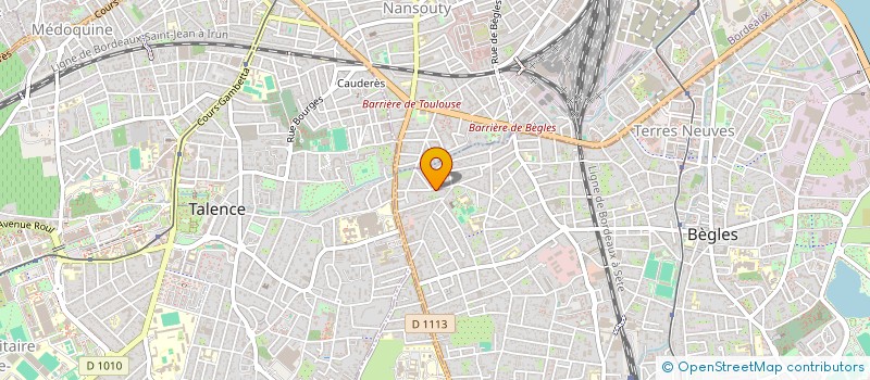 localisation de l'entreprise SCI DE LA RUE DE LAURIOL à BEGLES