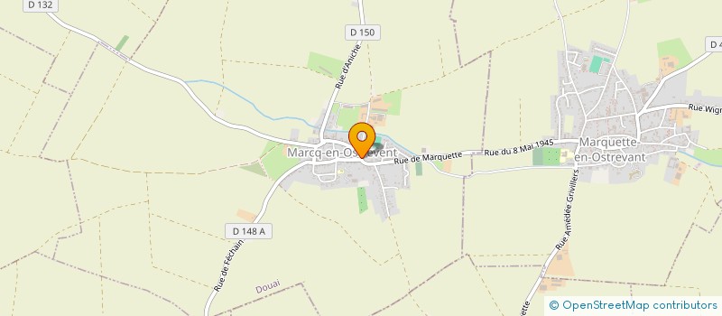 localisation de l'entreprise SCI DE LA RUE DE MARQUETTE  MARCQ-EN-OSTREVENT