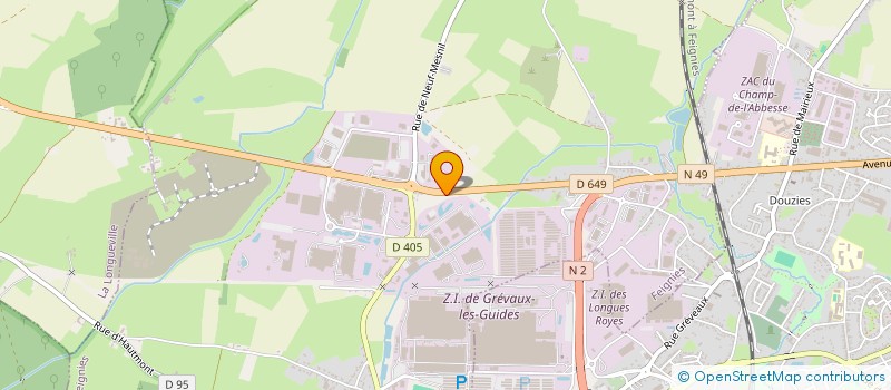 localisation de l'entreprise SCI DE LA RUE DE MAUBEUGE  FEIGNIES