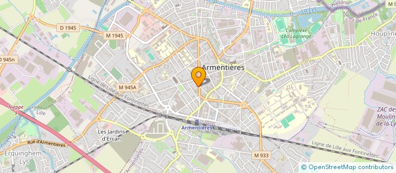 localisation de l'entreprise SCI DE LA RUE DE METZ  ARMENTIERES