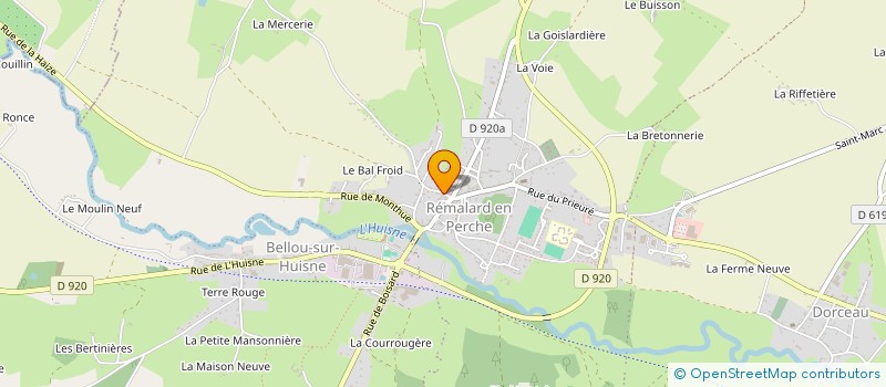 localisation de l'entreprise SCI DE LA RUE DE MORTAGNE à REMALARD-EN-PERCHE