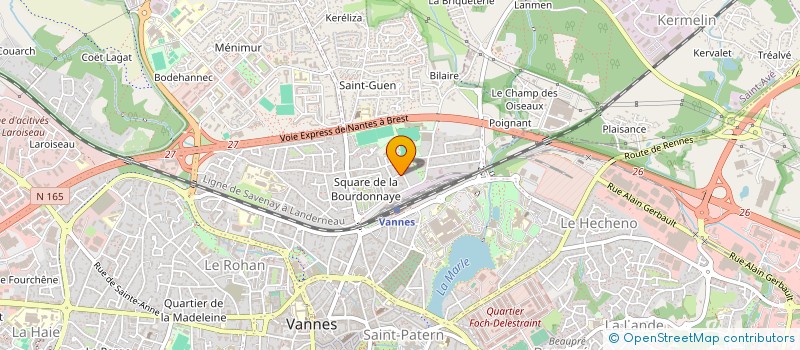 localisation de l'entreprise SCI DE LA RUE DE NOMENY à VANNES