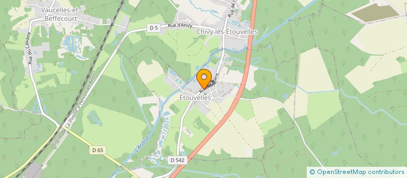 localisation de l'entreprise SCI DE LA RUE DE PARIS à LAON