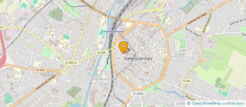 localisation de l'entreprise SCI DE LA RUE DE PARIS  VALENCIENNES