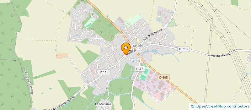 localisation de l'entreprise SCI DE LA RUE DE RAMBOUILLOT  LE CHATELET-EN-BRIE