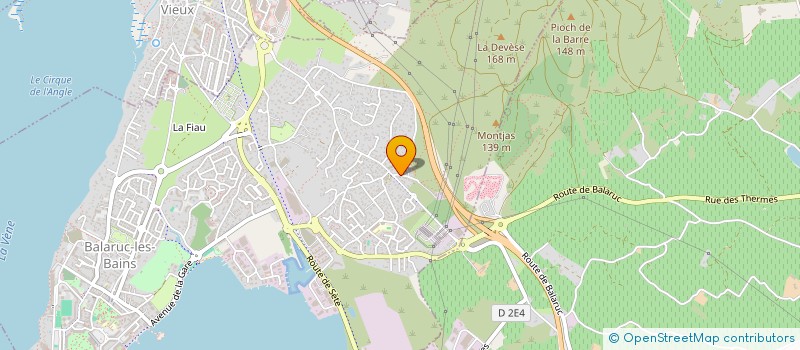 localisation de l'entreprise SCI DE LA RUE DE SAVEUIL  BALARUC-LES-BAINS