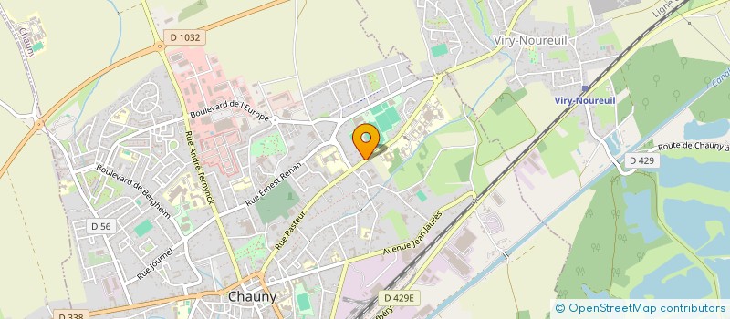 localisation de l'entreprise SCI DE LA RUE DES ANCIENS COMBATTANTS N7 à CHAUNY