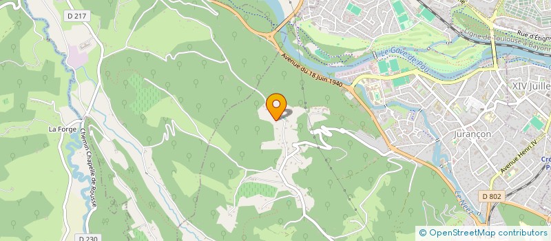 localisation de l'entreprise SCI DE LA RUE DES BAINS à JURANCON