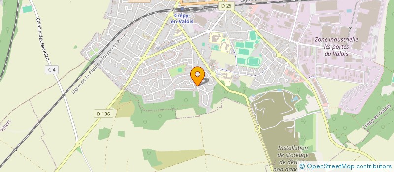 localisation de l'entreprise SCI DE LA RUE DES BRAYES  CREPY-EN-VALOIS