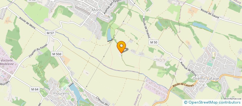 localisation de l'entreprise SCI DE LA RUE DES BUCHERS  DREMIL-LAFAGE