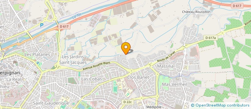 localisation de l'entreprise SCI DE LA RUE DES CARDEURS à PERPIGNAN