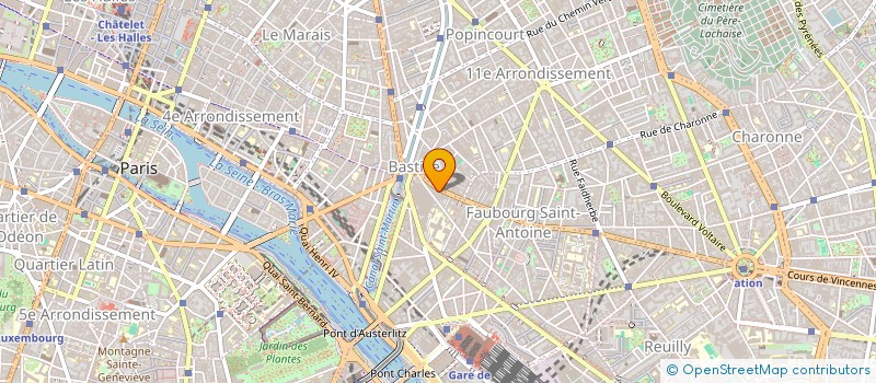 localisation de l'entreprise SCI DE LA RUE DES CHAMPS  PARIS 12