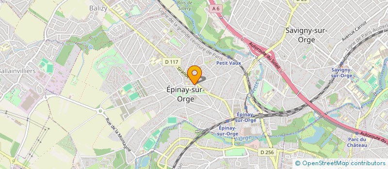 localisation de l'entreprise SCI DE LA RUE DES ECOLES  EPINAY-SUR-ORGE