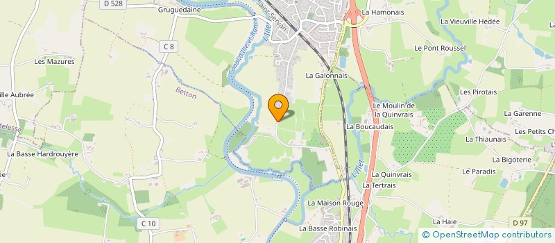 localisation de l'entreprise SCI DE LA RUE DES ECOLES  CHEVAIGNE