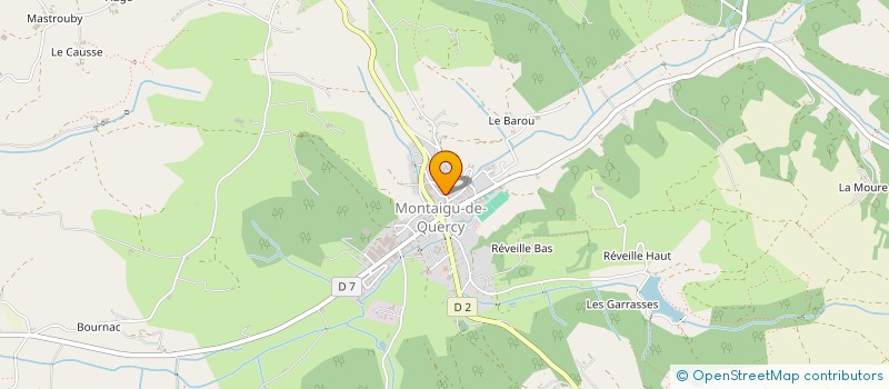 localisation de l'entreprise SCI DE LA RUE DES FLEURS  MONTAIGU-DE-QUERCY