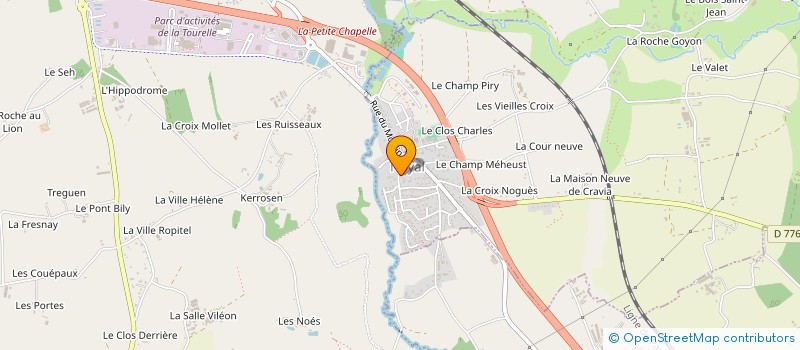 localisation de l'entreprise SCI DE LA RUE DES FONTAINES  LAMBALLE-ARMOR