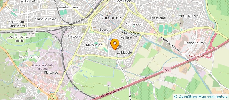 localisation de l'entreprise SCI  DE LA RUE DES FOSSES  NARBONNE