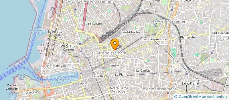 localisation de l'entreprise SCI DE LA RUE DES HEROS à MARSEILLE