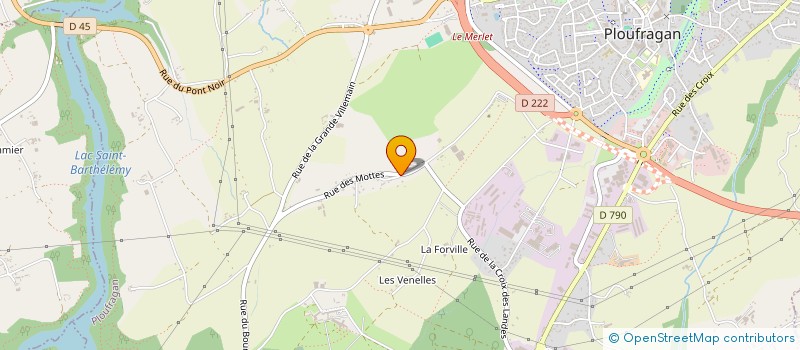 localisation de l'entreprise SCI DE LA RUE DES MOTTES  PLOUFRAGAN