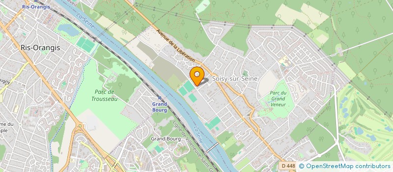 localisation de l'entreprise SCI DE LA RUE DES NOYERS  SOISY-SUR-SEINE