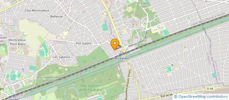 localisation de l'entreprise SCI DE LA RUE DES NYMPHES à VILLEPINTE