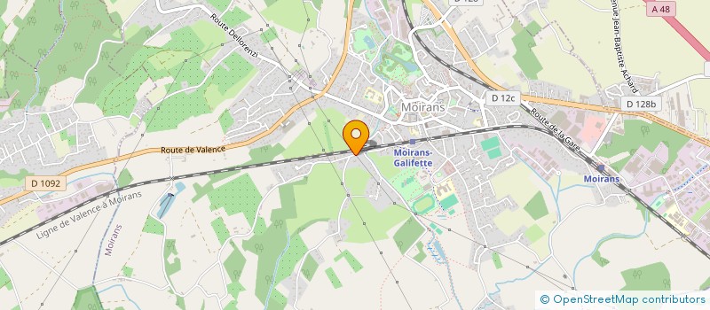 localisation de l'entreprise SCI DE LA RUE DES ORPHELINES  MOIRANS