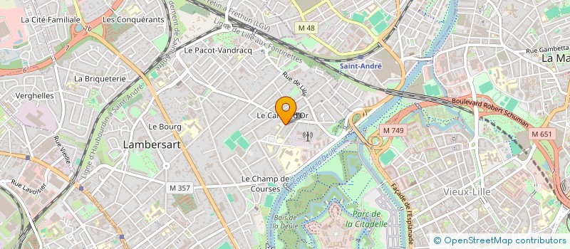 localisation de l'entreprise SCI DE LA RUE DES POSTES à LAMBERSART