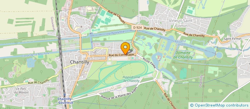 localisation de l'entreprise SCI DE LA RUE DES POTAGES  CHANTILLY