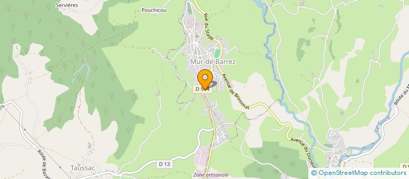 localisation de l'entreprise SCI DE LA RUE DES PUITS  MUR-DE-BARREZ