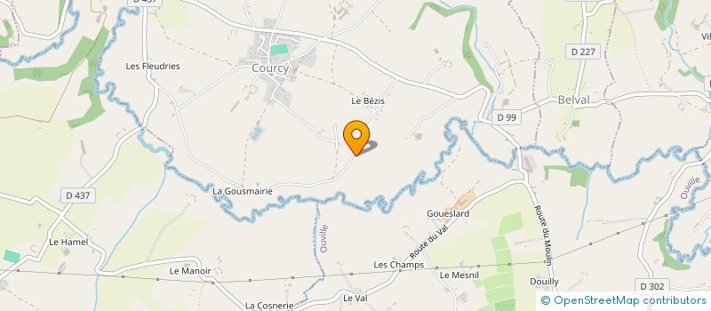 localisation de l'entreprise SCI DE LA RUE DES TERRES  GOUVILLE-SUR-MER