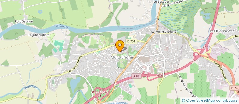 localisation de l'entreprise SCI DE LA RUE DES TILLEULS  MURS-ERIGNE