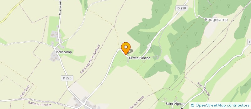 localisation de l'entreprise SCI DE LA RUE DOUCE  CUVERVILLE-SUR-YERES