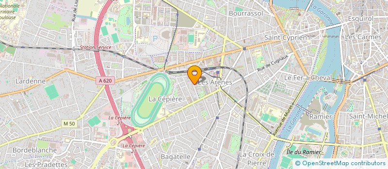 localisation de l'entreprise SCI DE LA RUE DU 14-JUILLET à TOULOUSE