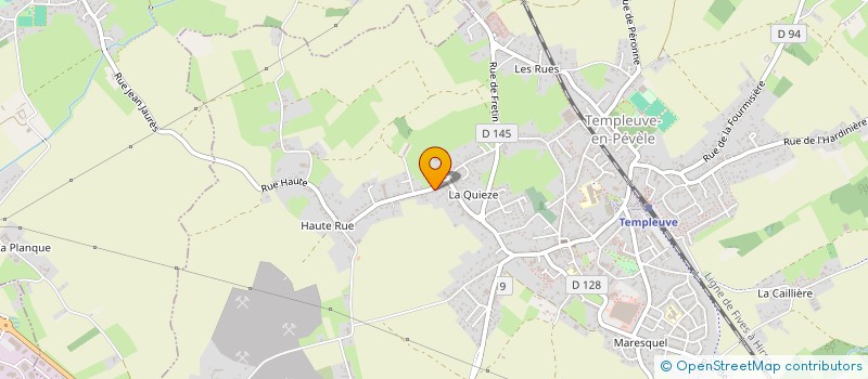 localisation de l'entreprise SCI DE LA RUE DU 8 MAI  TEMPLEUVE-EN-PEVELE