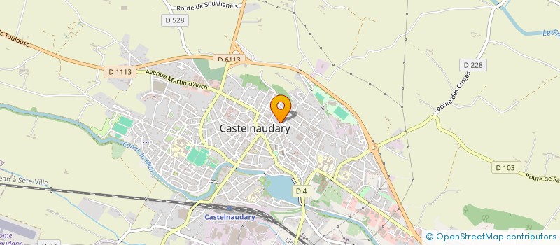 localisation de l'entreprise SCI DE LA RUE DU BASTION  CASTELNAUDARY