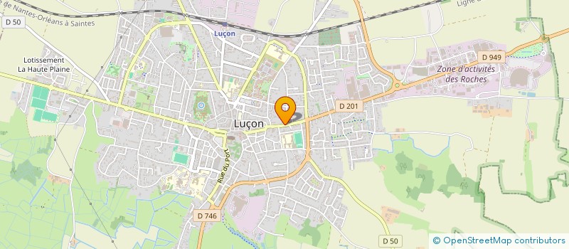 localisation de l'entreprise SCI  DE LA RUE DU BOURG PAILLE  LUCON