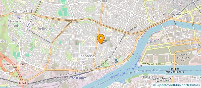localisation de l'entreprise SCI DE LA RUE DU CHARYAU à NANTES