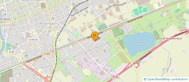 localisation de l'entreprise SCI DE LA RUE DU CHATEAU  TETEGHEM-COUDEKERQUE-VILLAGE