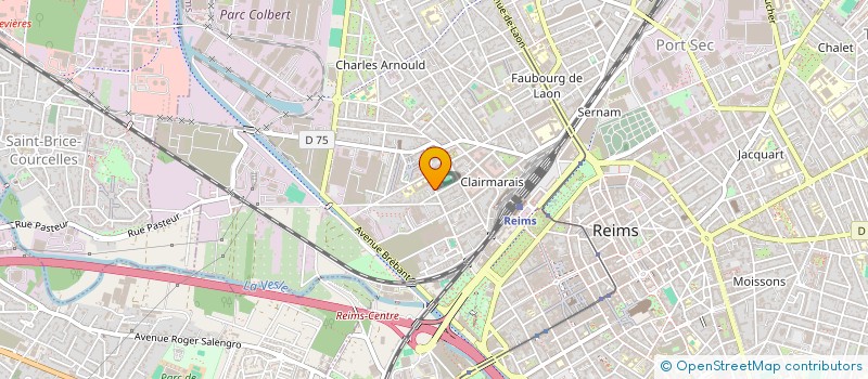 localisation de l'entreprise SCI DE LA RUE DU CHATEAU PORTE MARS  REIMS