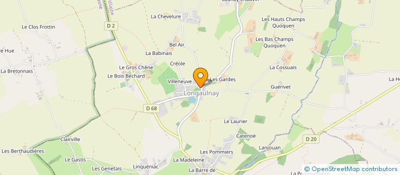 localisation de l'entreprise SCI DE LA RUE DU COIN  CARDROC