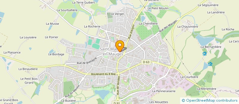 localisation de l'entreprise SCI DE LA RUE DU COMMERCE à SEVREMOINE