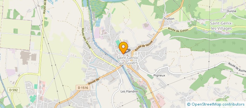 localisation de l'entreprise SCI DE LA RUE DU COUVENT  SAINT-GENIX-LES-VILLAGES