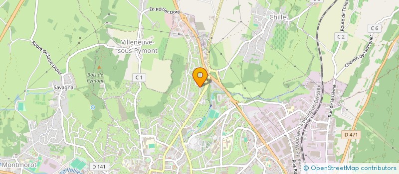 localisation de l'entreprise SCI DE LA RUE DU FOUR  LONS-LE-SAUNIER