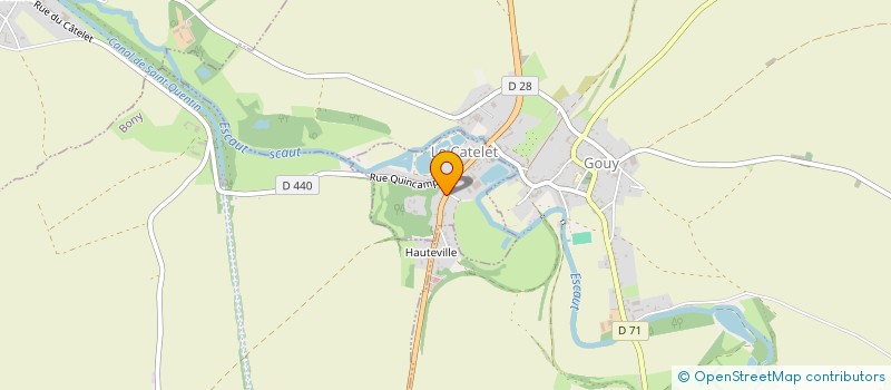 localisation de l'entreprise SCI DE LA RUE DU GENERAL AUGEREAU  LE CATELET